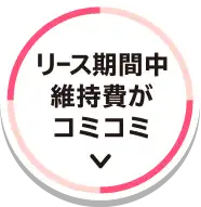 リース期間中維持費がコミコミ