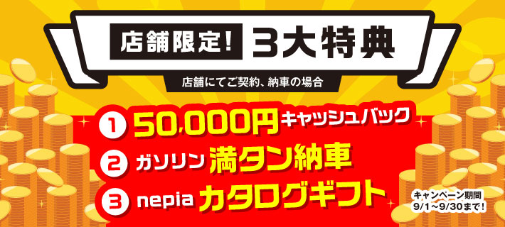 所沢店の中古車リース 中古車リースの決定版 定額ニコノリパック中古車